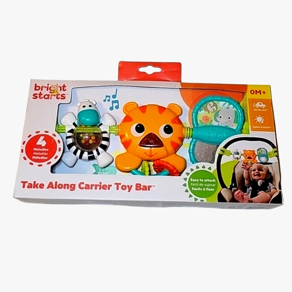 NEW in box Bright Starts Take Along Carrier Toy Bar